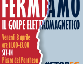 VINCITORIO (STOP5G) SPINGE PROTESTA PUGLIESE CONTRO INQUINAMENTO ELETTROMAGNETICO